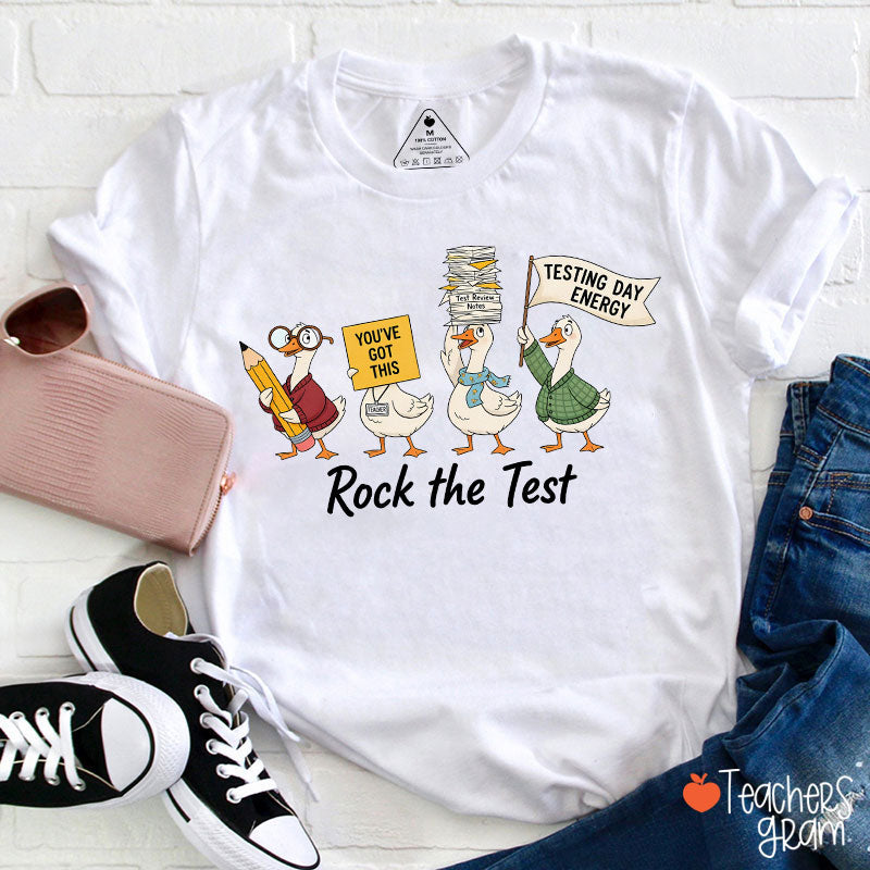 You've Got This Testing Day Energy Rock The Test Teacher T-Shirt