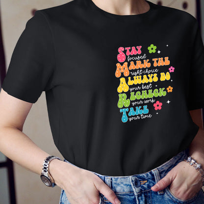 Smart Don't Stress Do Your Best Teacher T-Shirt