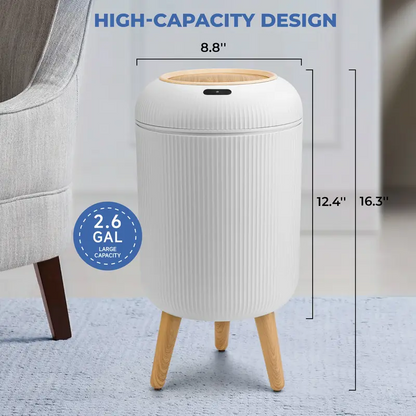Smart Touchless Trash Can – Waterproof Automatic Motion Sensor Waste Bin for Bathroom & Office