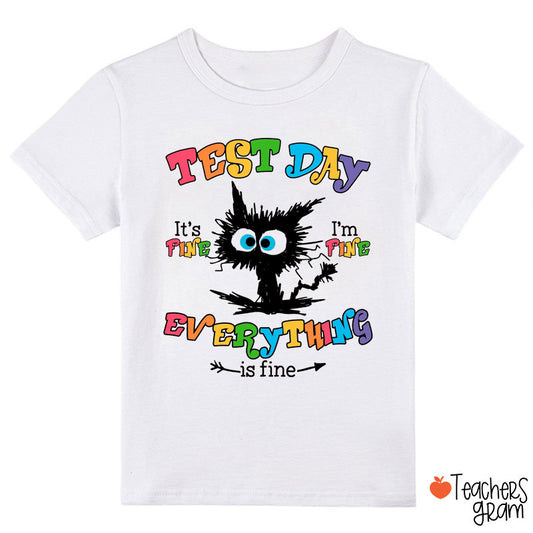 Test Day It's Fine I'm Fine Everything Is Fine Class T-Shirt